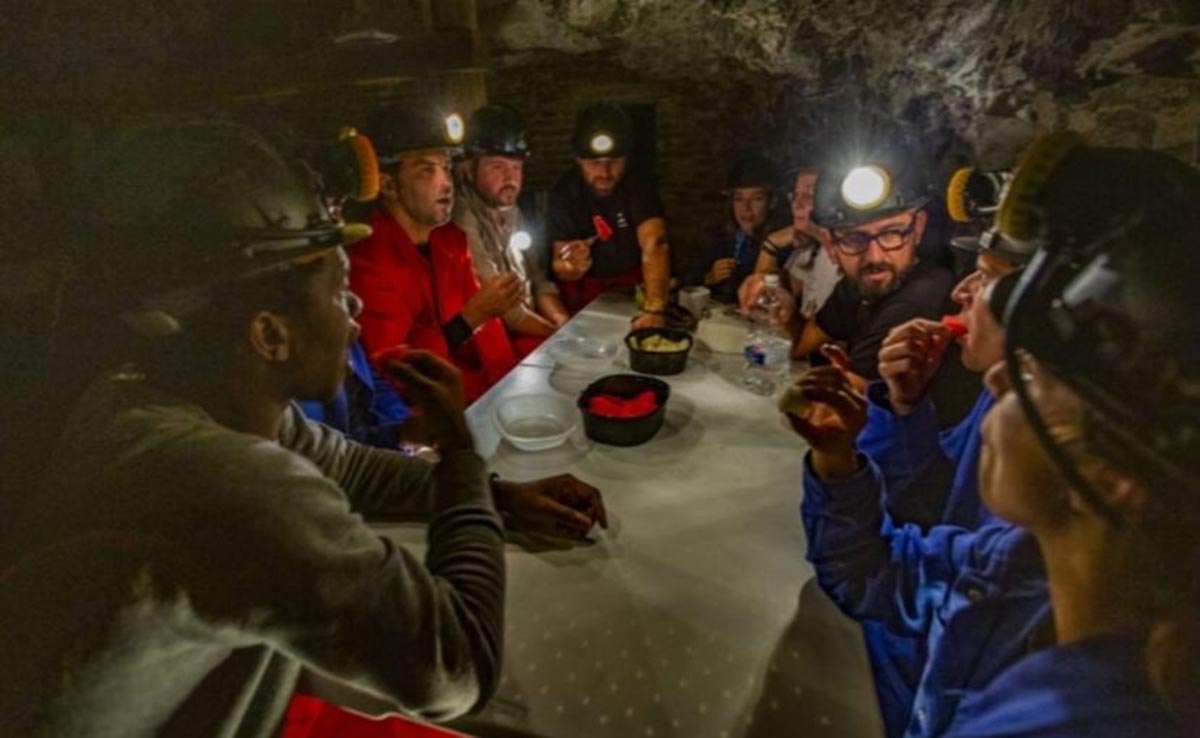 Un instante del "Encierro"