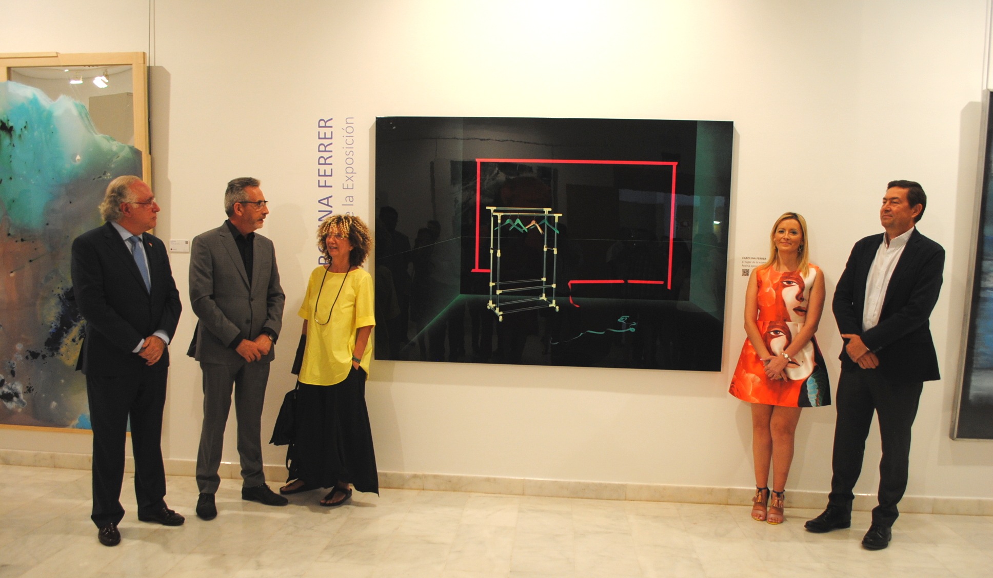 Obra ganadora de la exposición de Valdepeñas; obra de Carolina Ferrer Juan.