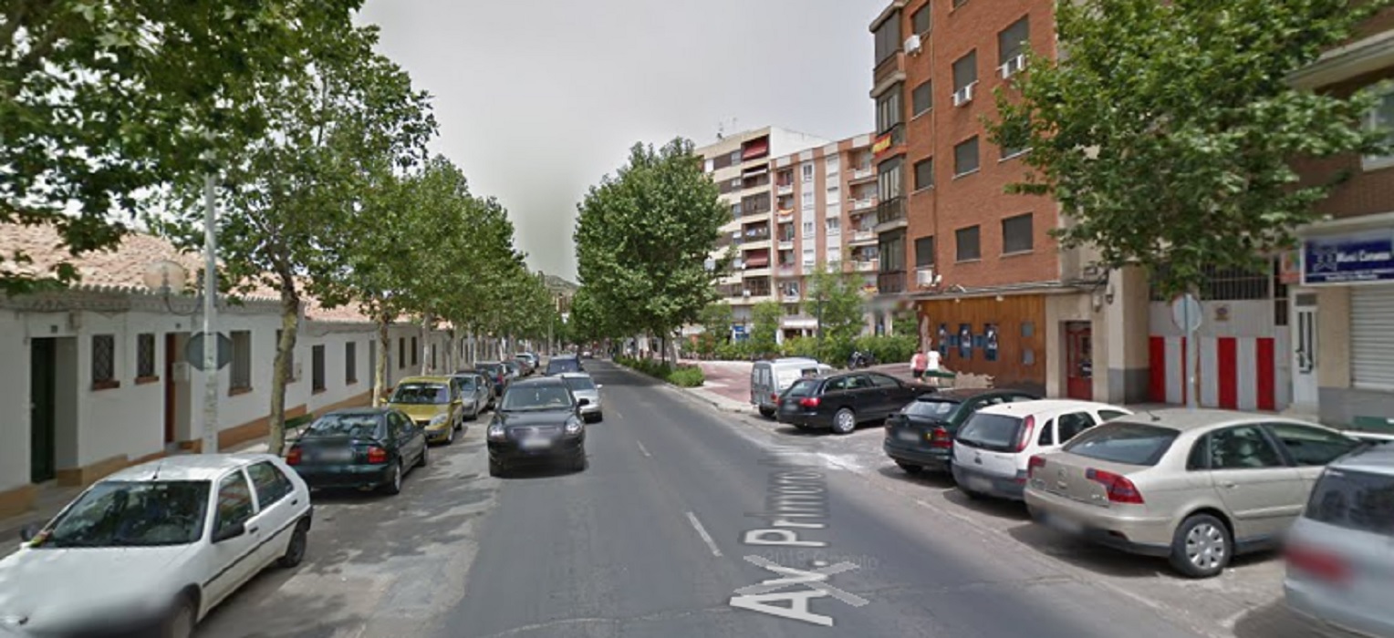 Avenida Primero de Mayo de Puertollano, pero no el punto exacto del accidente.