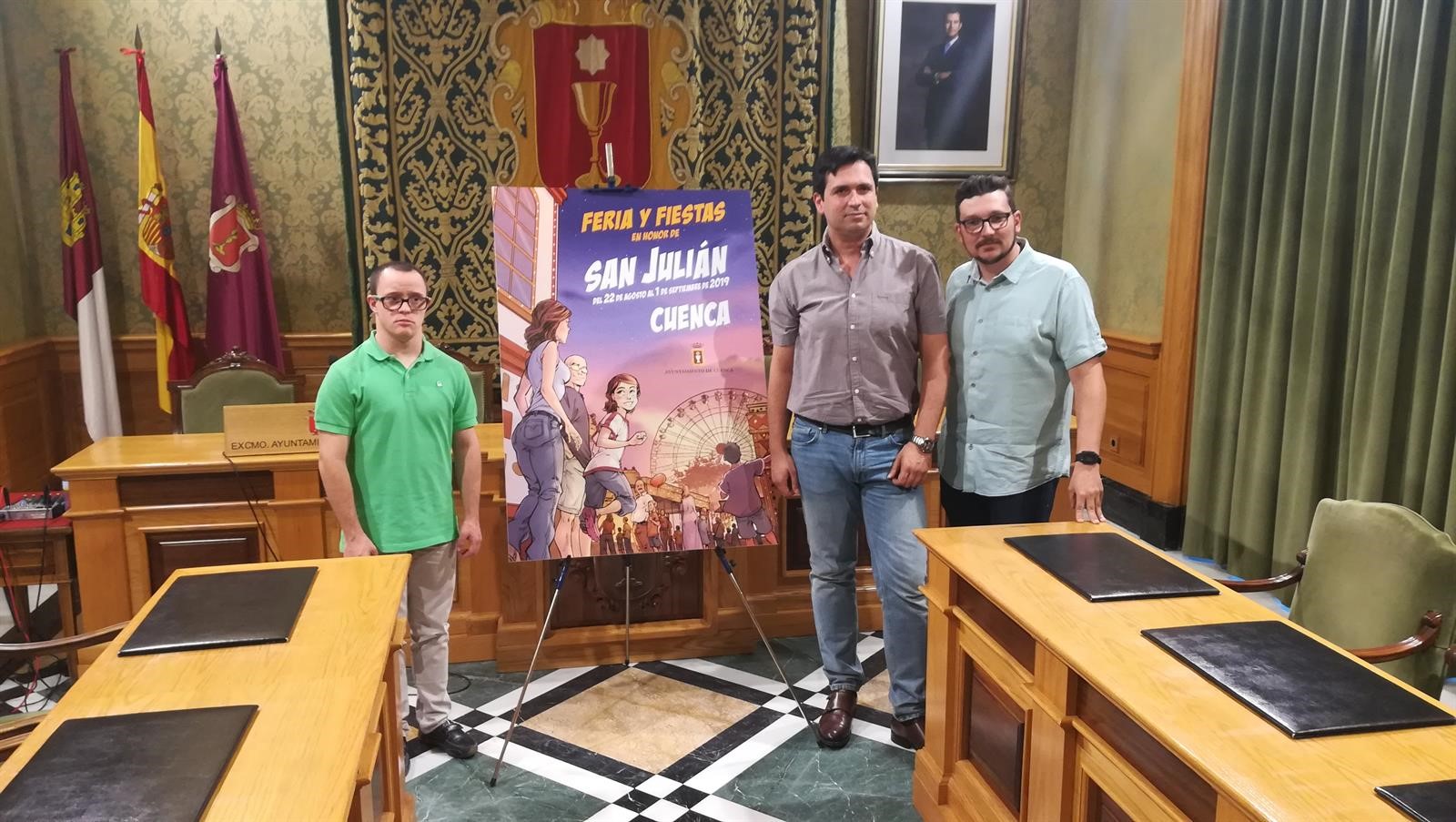 Izal Presentación del programa de fiestas de San Julián 2019 en Cuenca.