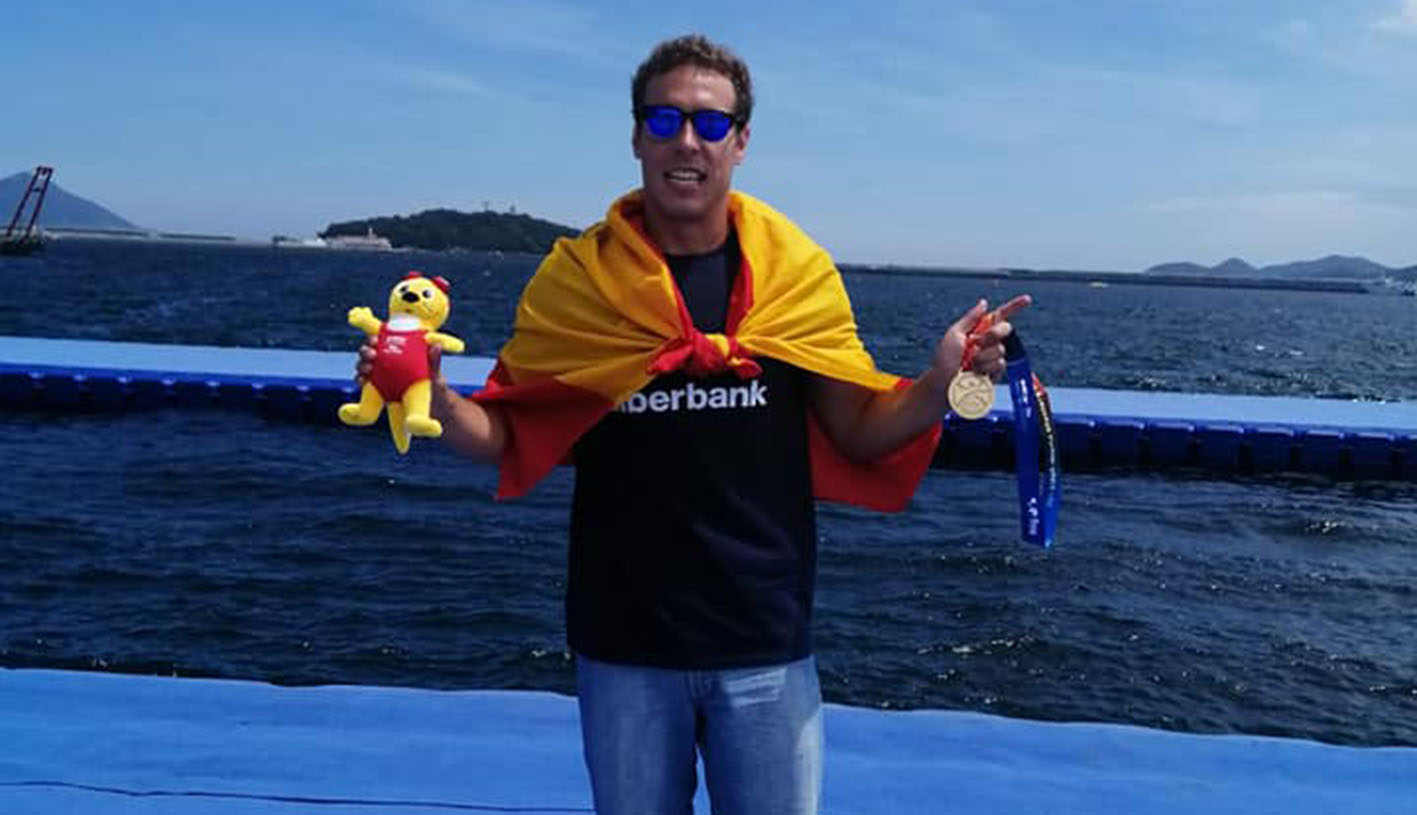 Jaime Marqués lo ha vuelto a hacer, una vez más campeón del mundo Máster (+30) en aguas abiertas.