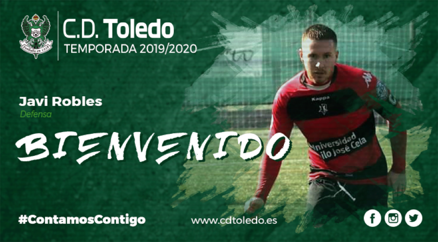 Javi Robles, nuevo jugador del CD Toledo. Procede del Internacional de Madrid.