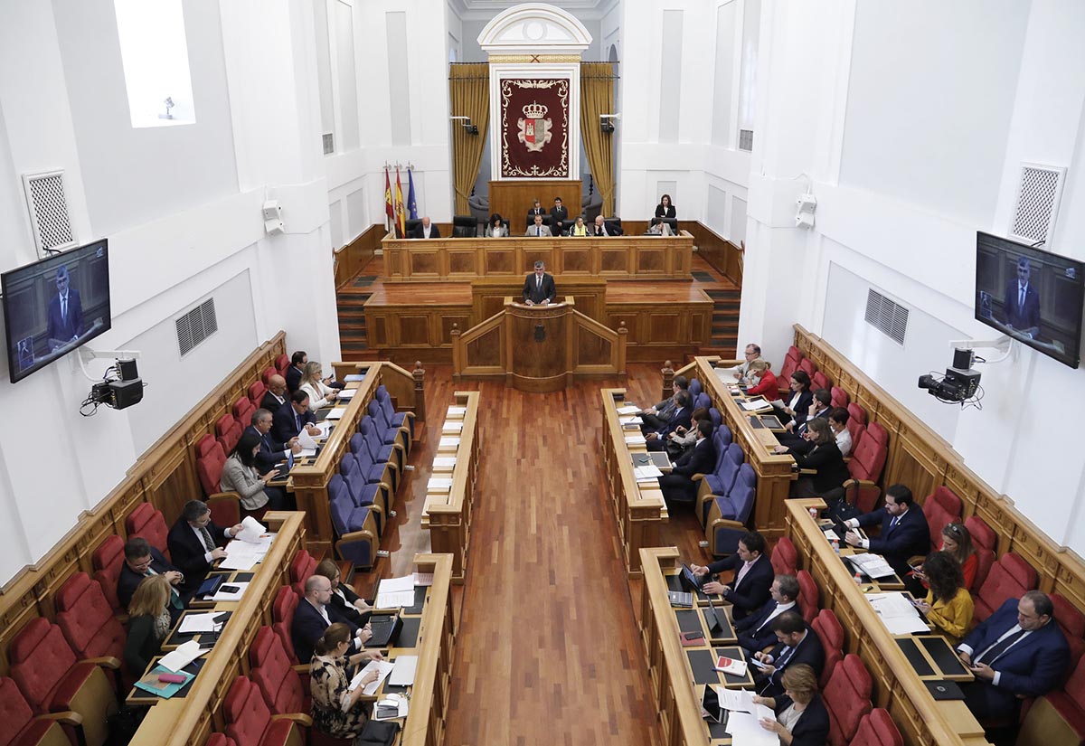 Pleno de las Cortes donde se ha aprobado el techo de gasto del Presupuesto de 2020
