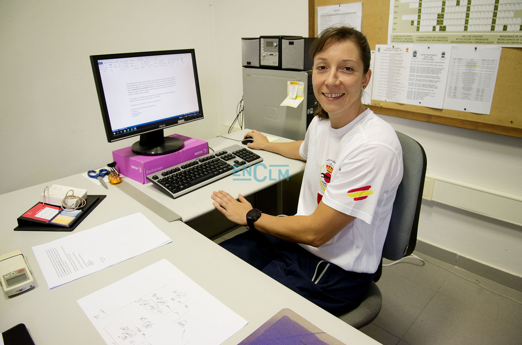 Isabel Fernández, en su nuevo destino laboral