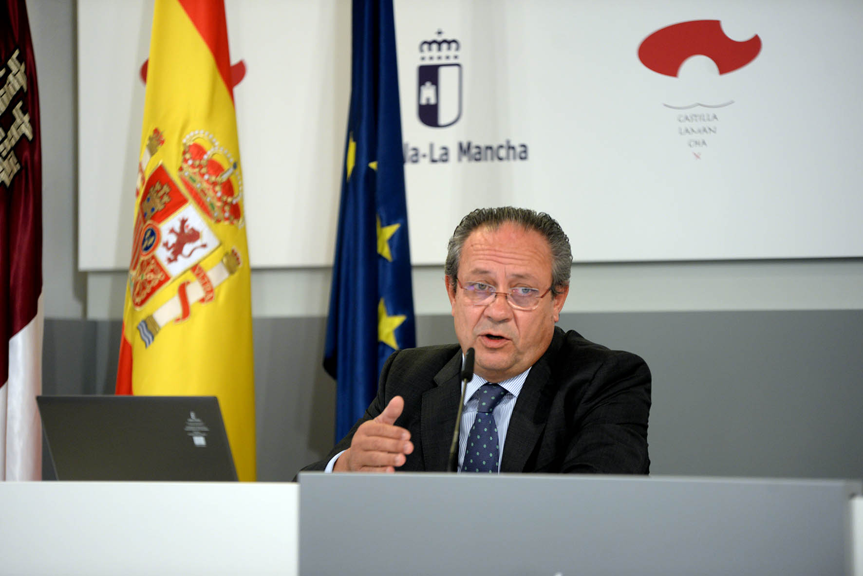 El consejero de Hacienda y Administraciones Públicas de Castilla-La Mancha, Juan Alfonso Ruiz Molina.