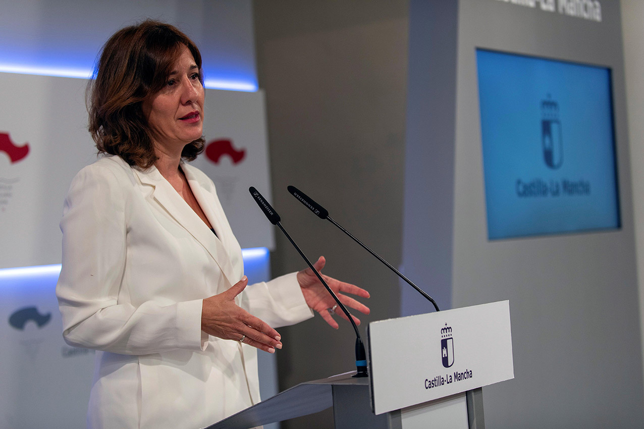 illescas La portavoz y consejera de Igualdad de Castilla-La Mancha, Blanca Fernández.