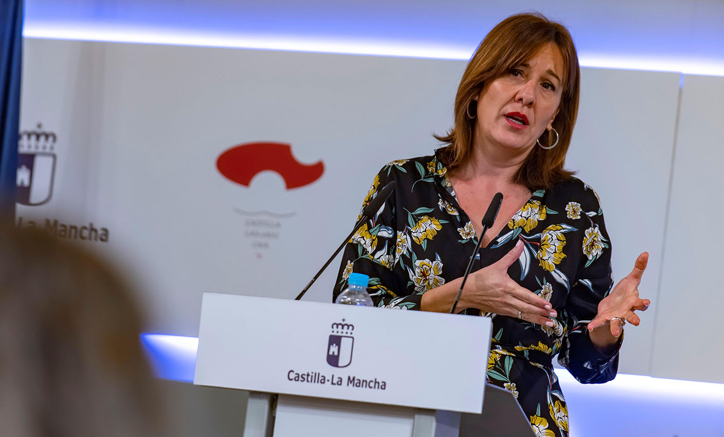 La consejera de Igualdad y portavoz del Gobierno de Castilla La-Mancha, Blanca Fernández.