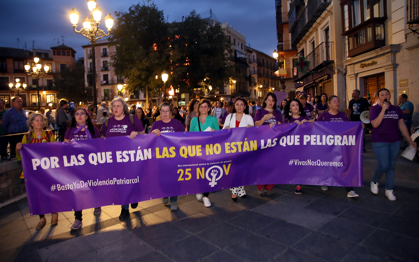 Imagen de la manifestación que tuvo lugar en Toledo.