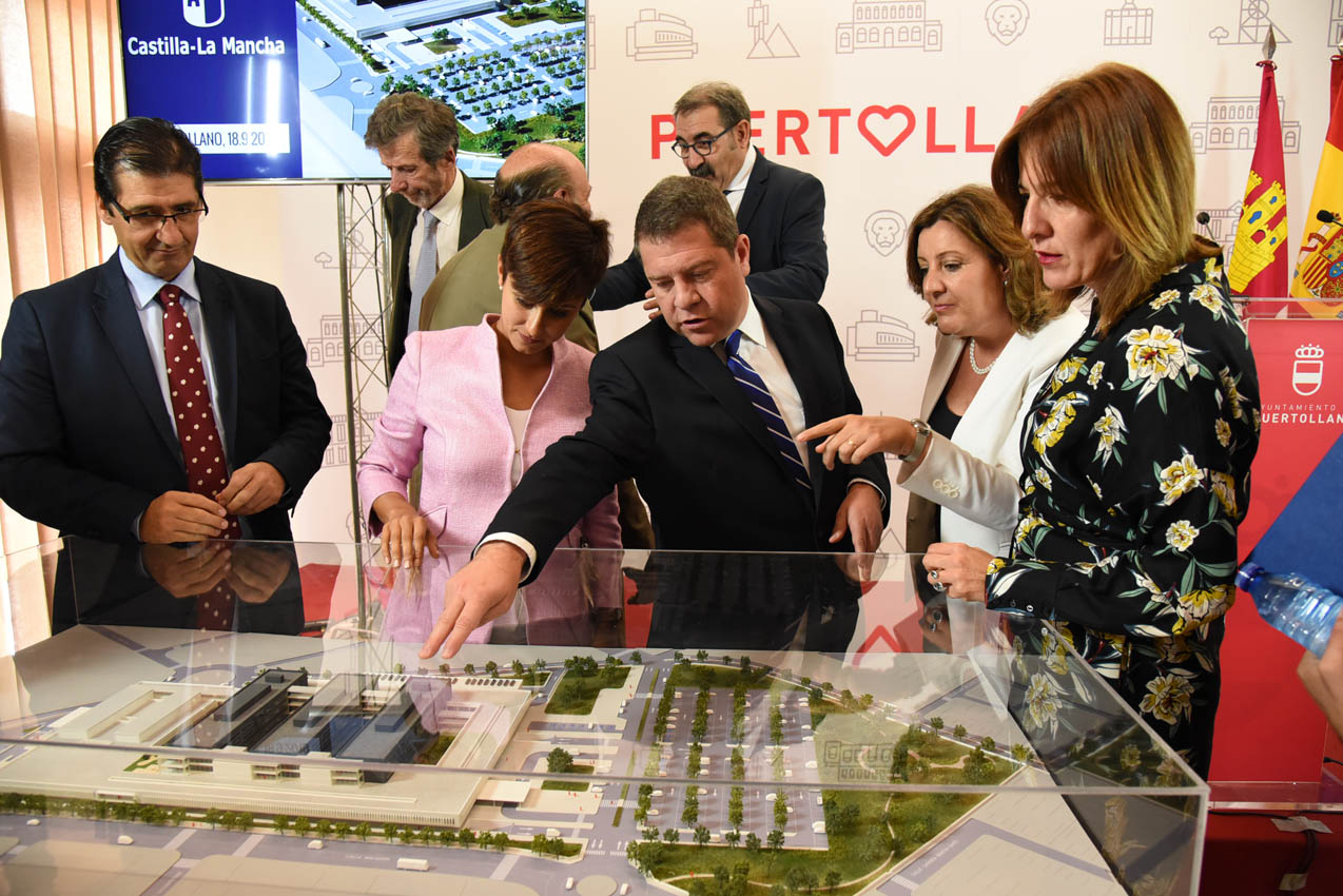 Presentación del proyecto del futuro hospital de Puertollano.