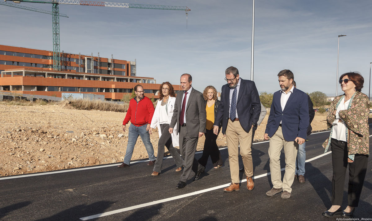 Visita y recepción de la obra del segundo acceso al Hospital de Guadalajara.