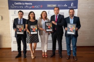 Participantes en la presentación de la Semana Europea del Deporte