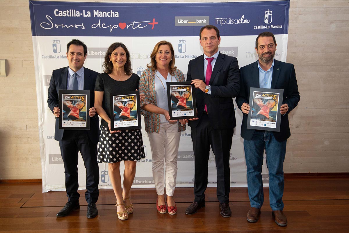 Participantes en la presentación de la Semana Europea del Deporte