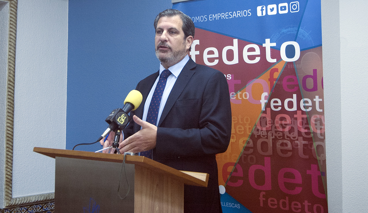 Manuel Madruga, secretario general de Fedeto, afirma que los empresarios no pueden afrontar las medidas que piden los sindicatos en el convenio del Comercio.