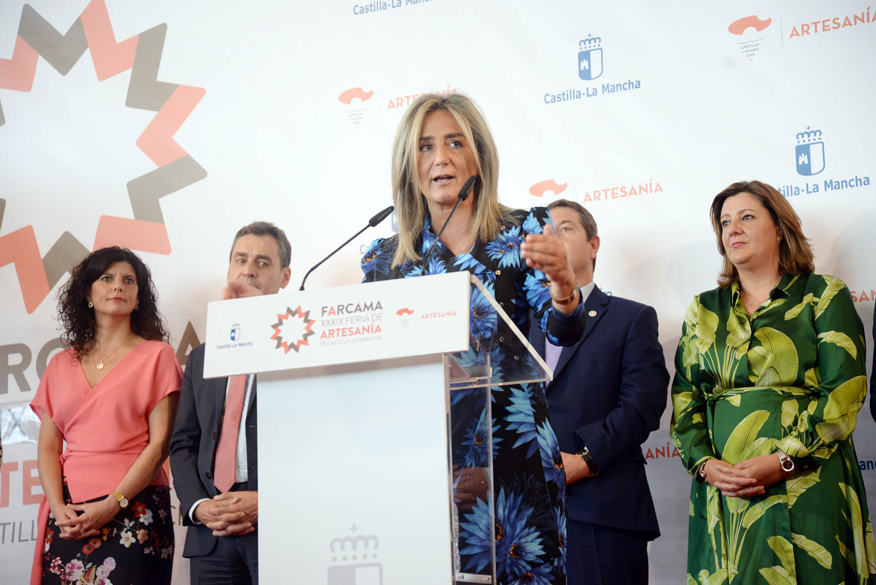 Tolón, durante la inauguración de Farcama hoy en Toledo.