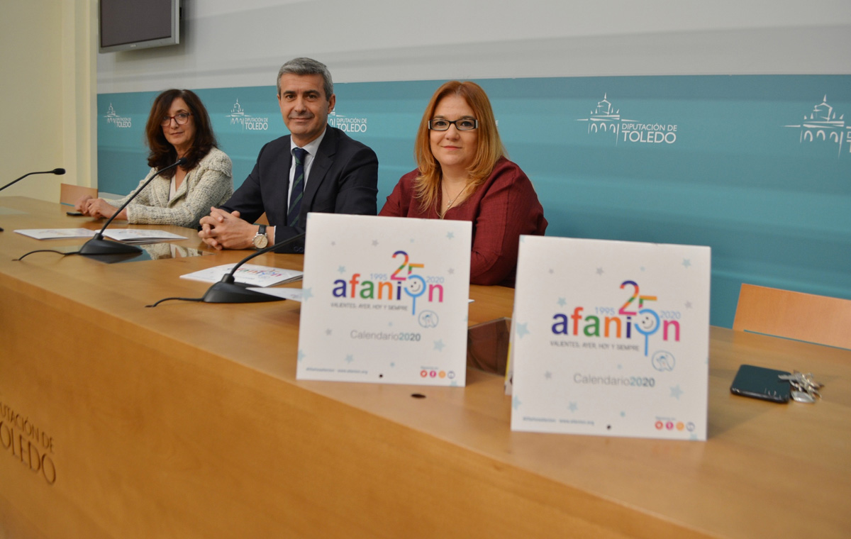 Presentación del calendario de Afanion.