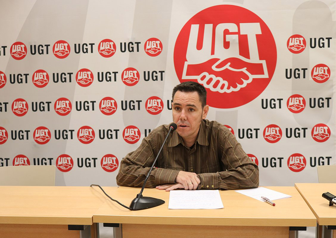 Alberto Sánchez, secretario de Administración de UGT CLM.
