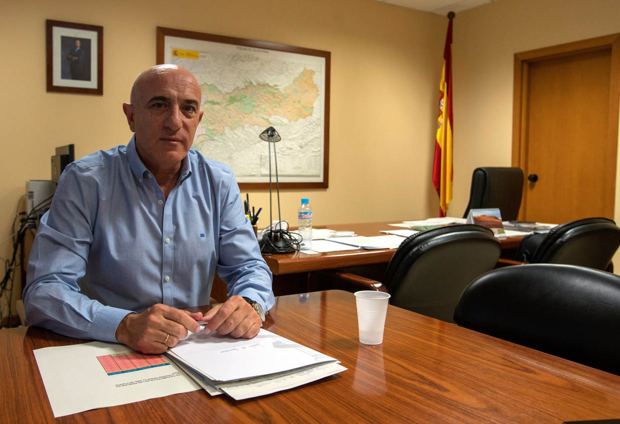 el presidente de la Confederación Hidrográfica del Guadiana (CHG), Samuel Moraleda.