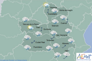 alerta Previsiones de Aemet para hoy, lunes 14.