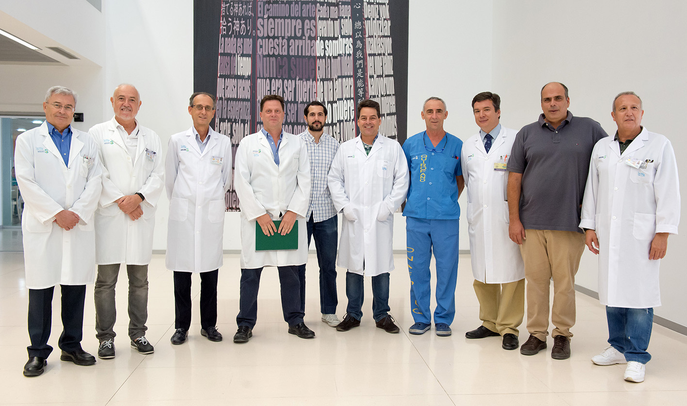 Parte del equipo de la Unidad del Dolor del Hospital Nacional de Parapléjicos, en Toledo.