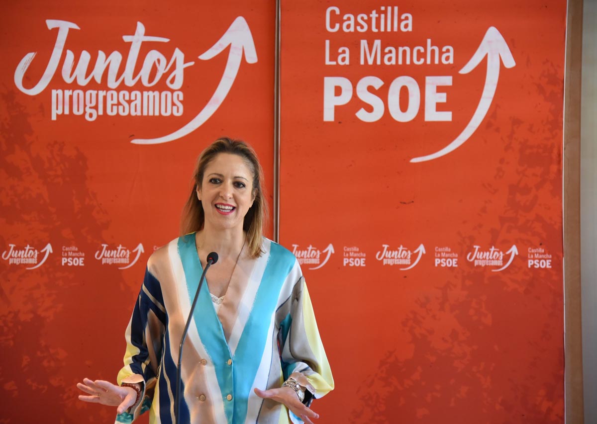 Cristina Maestre, durante su intervención en el Comité Ejecutivo del PSOE de CLM