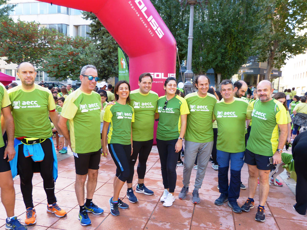 Paco Núñez durante la IV Marcha Contra el Cáncer en Cuenca.