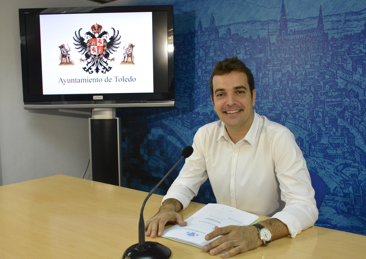 Pablo García, concejal de Juventud de Toledo.