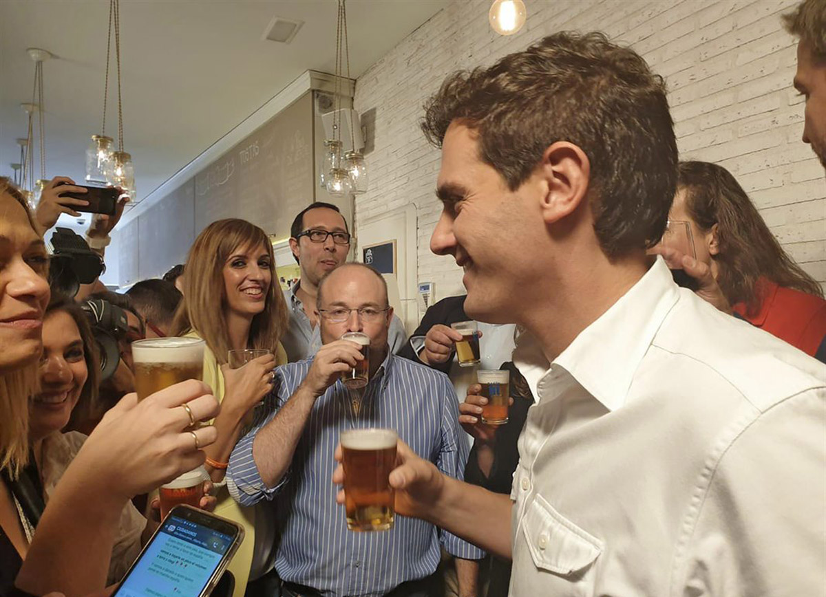 Albert Rivera ha iniciado la precampaña en Guadalajara.