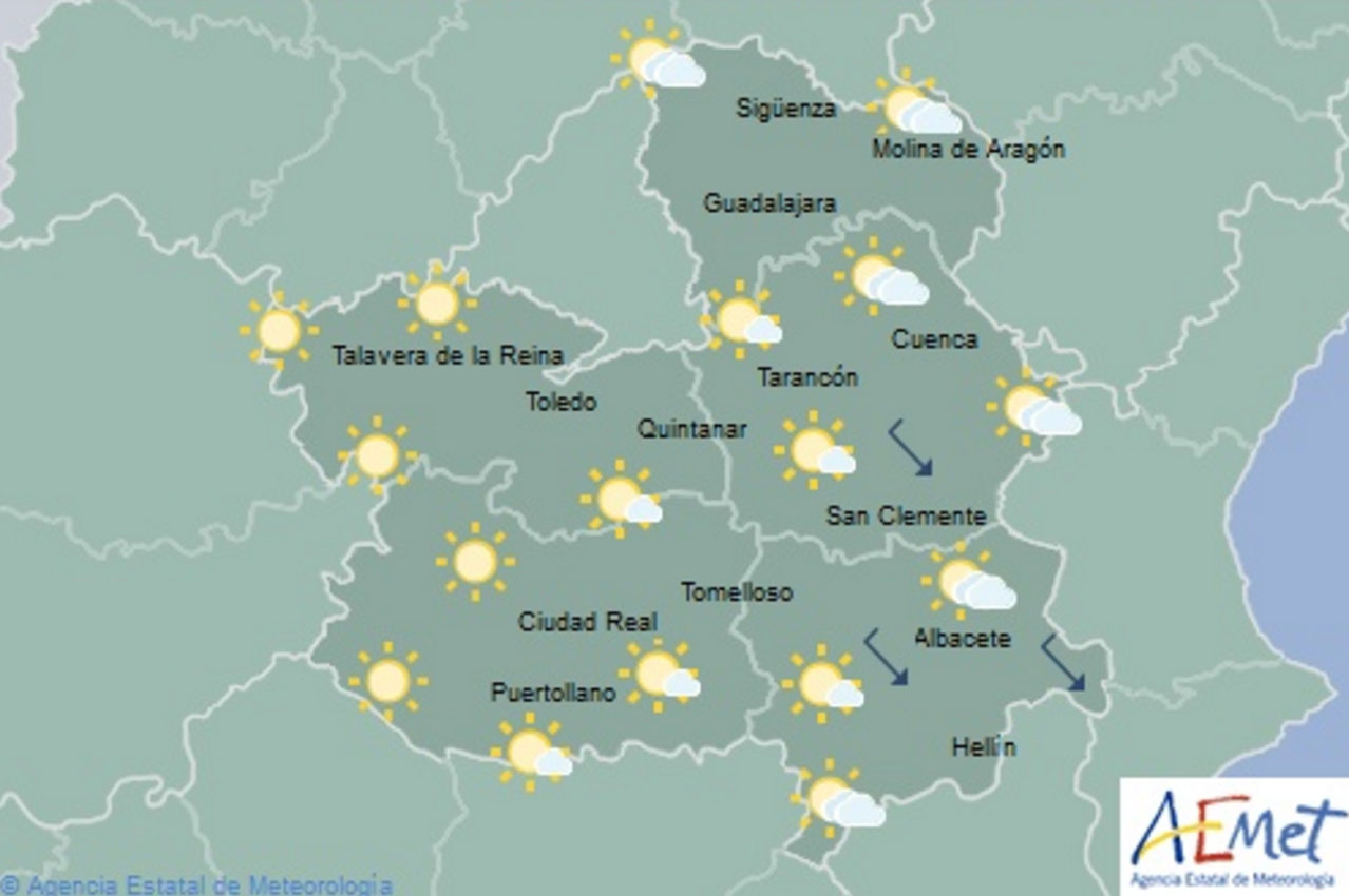 Subida de temperaturas en CLM.