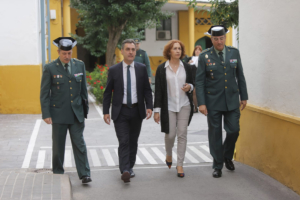 El delegado del Gobierno en Castilla-La Mancha y el coronel jefe de la Comandancia de la Guardia Civil en Ciudad Real.