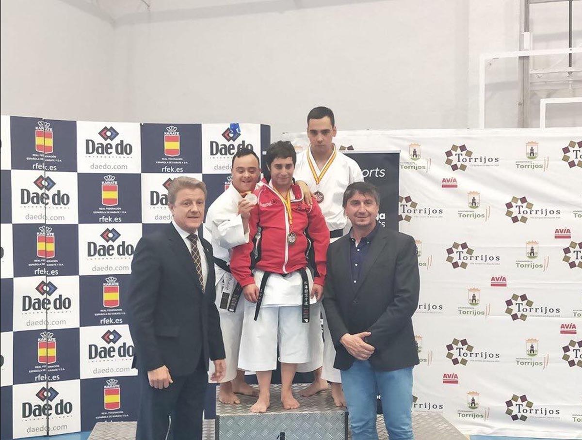 Actuación notable de los karatekas de CLM en la Liga Nacional