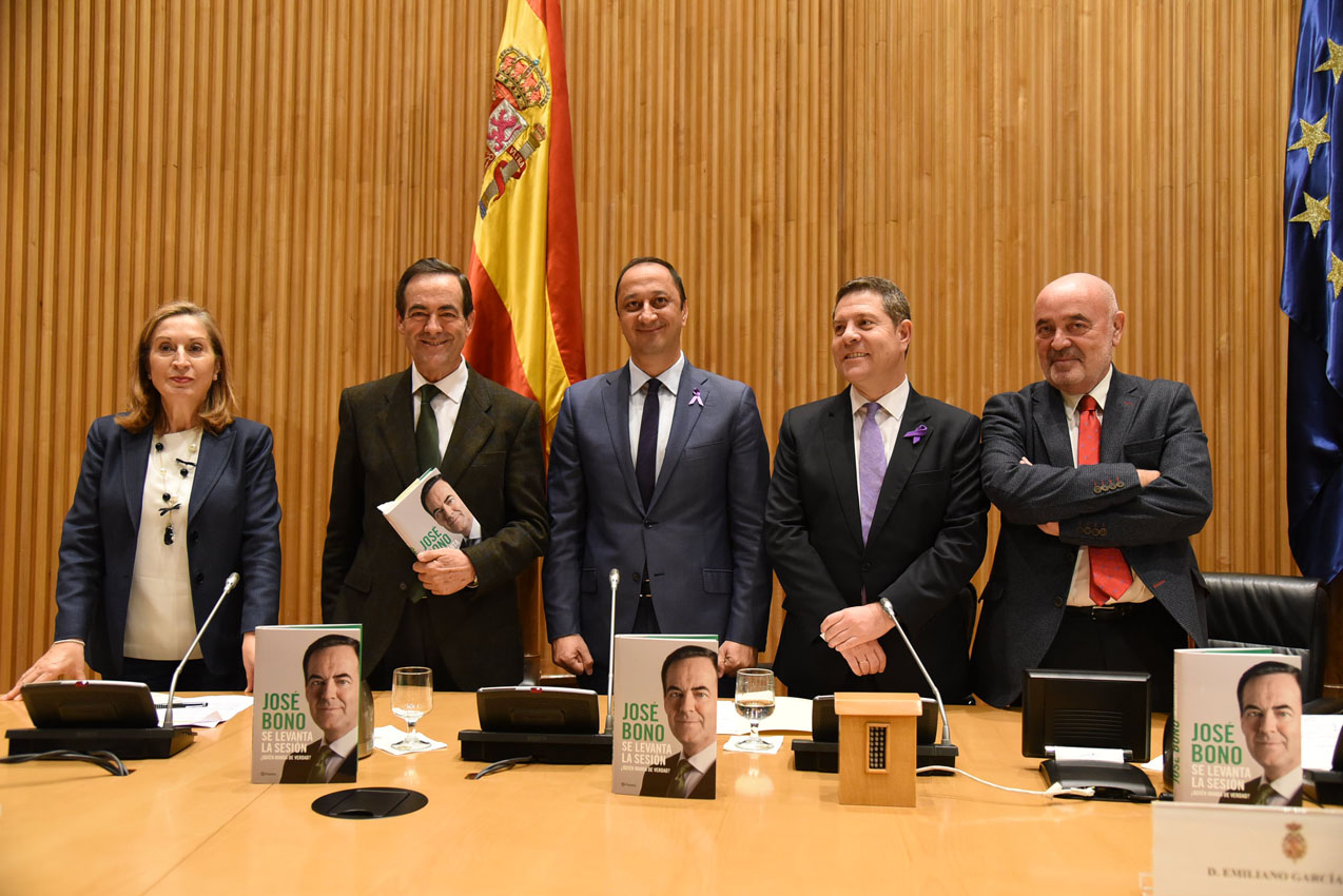 Presentación del nuevo libro de Bono en el Congreso de los Diputados.