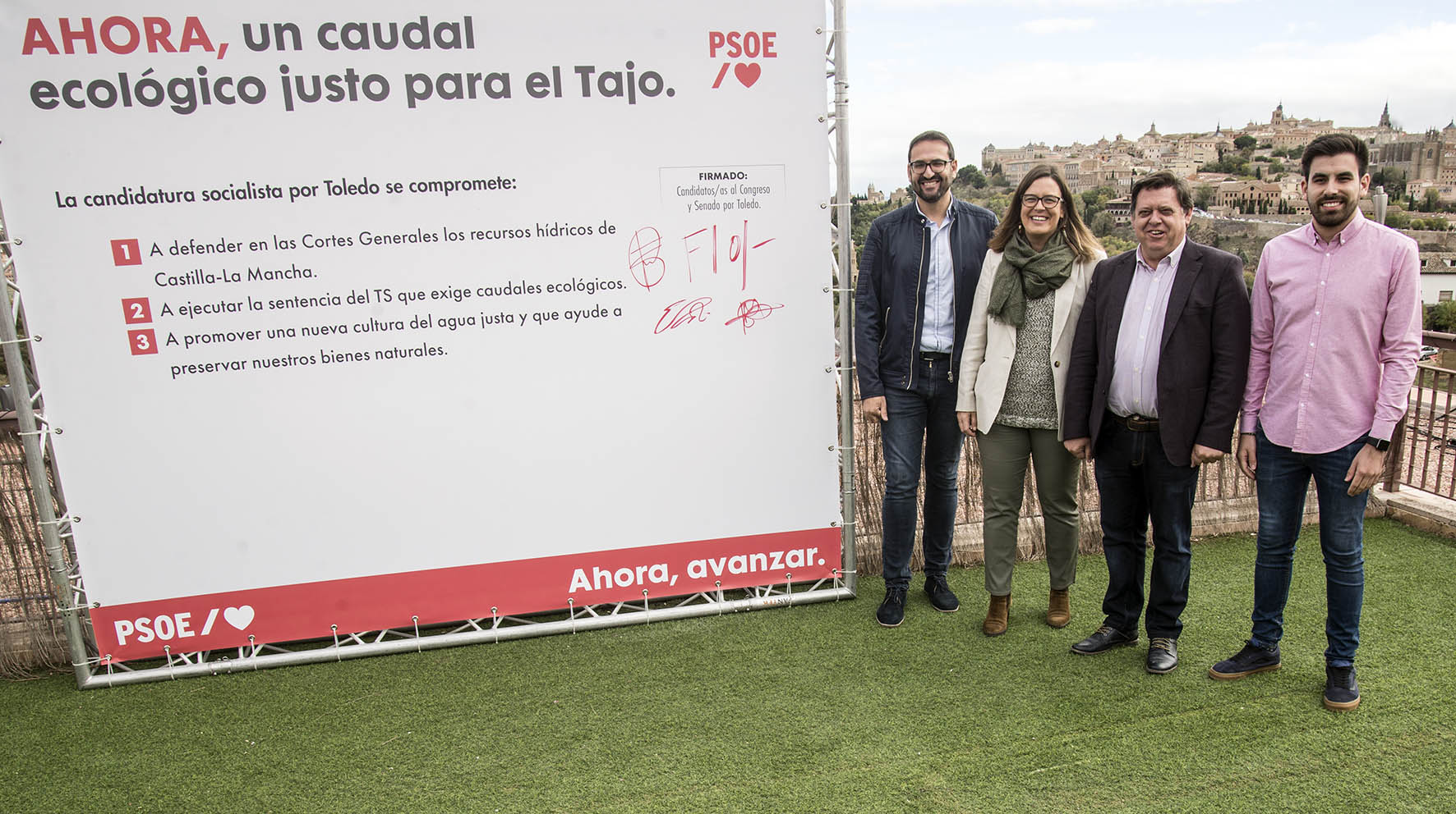 El PSOE asegura que defenderá los intereses del Tajo en el Congreso.
