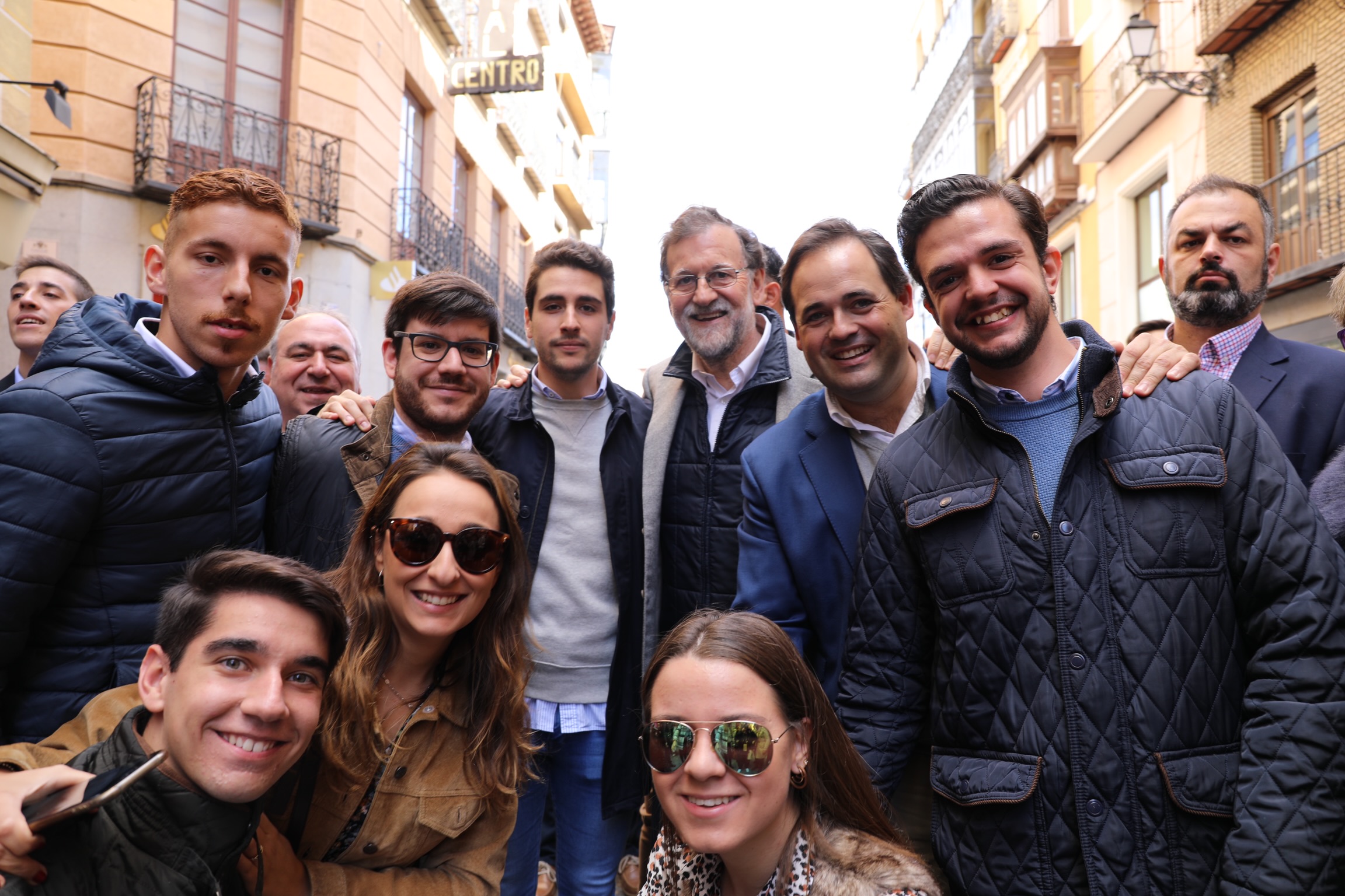 Mariano Rajoy y Paco Núñez, en Toledo