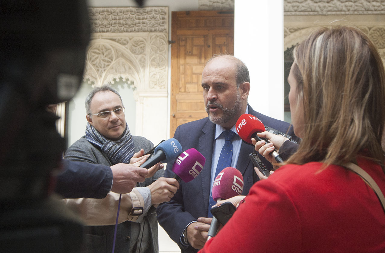 El vicepresidente de Castilla-La Mancha, José Luis Martínez Guijarro.