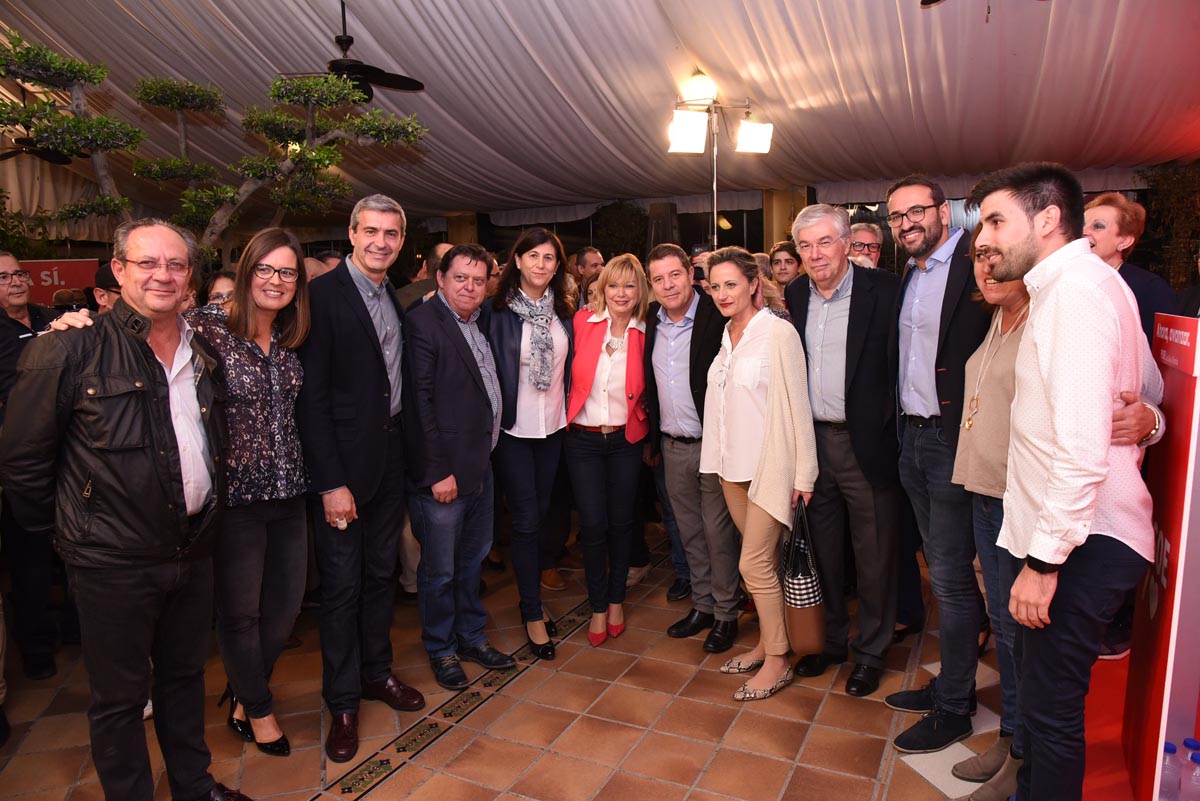 El PSOE de CLM eligió Illescas para el inicio de la campaña, con Page a la cabeza