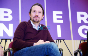 Pablo Iglesias, en una imagen de archivo, en una visita a Toledo. Foto: Rebeca Arango.