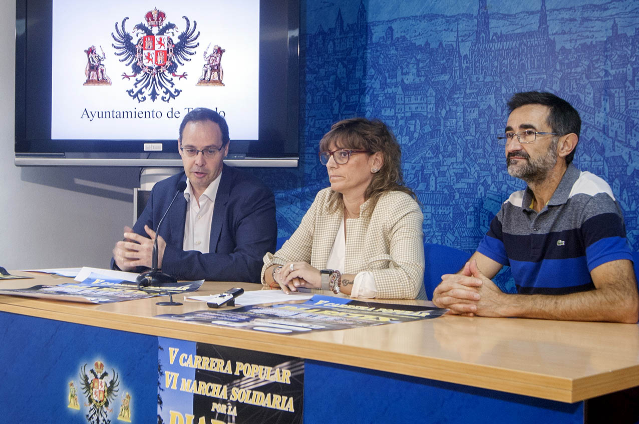 Presentación de la carrera contra la diabetes en Toledo