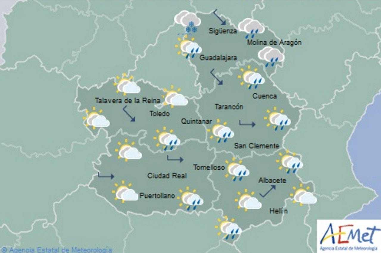 castilla-la mancha La previsiones de la Aemet para hoy, jueves 7 de noviembre.