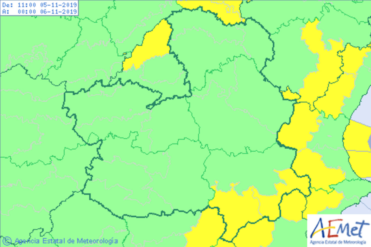 En alerta por fuerte viento en las sierras de Segura y Alcazar, así como las comarcas de Hellín y Almansa.