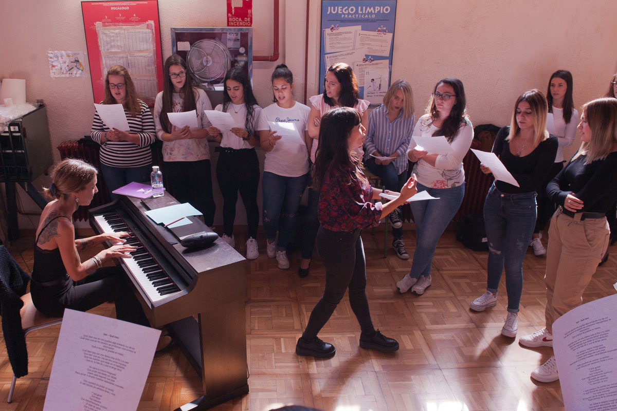 Participantes del proyecto "Curar y cantar".