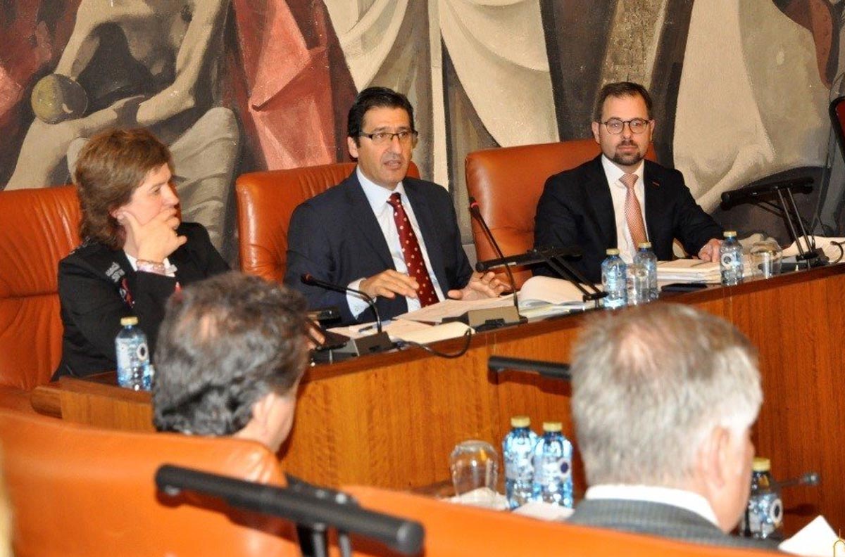 José Manuel Caballero, durante el Pleno de la Diputación de Ciudad Real