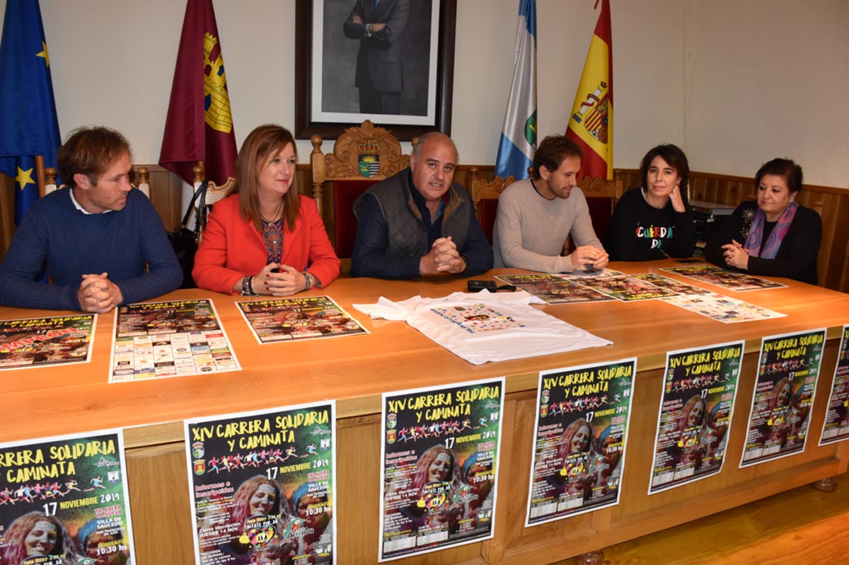 Presentación de la Carrera Solidaria y Caminata "Villa de Saucedo"