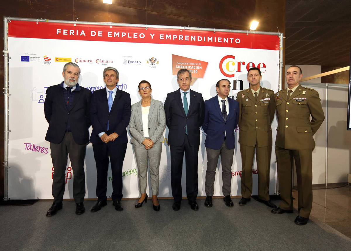 Inauguración de la Feria de Empleo y Emprendimiento de Toledo.