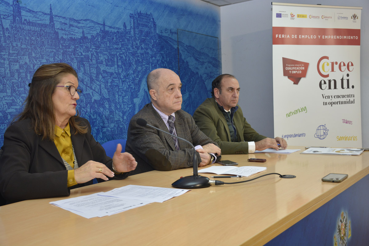 Presentación de la VI Feria de Empleo y Emprendimiento de Toledo.