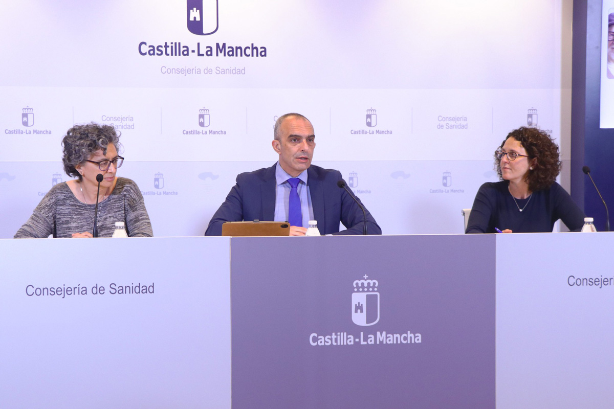 Presentación de la campaña de vacunación contra la gripe 2019-2020 en Castilla-La Mancha.