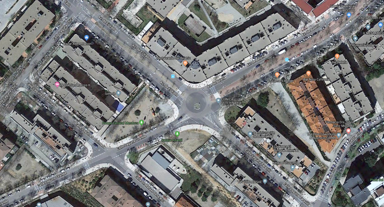 El atropello tuvo lugar en el cruce de las avenidas Beleña y El Vado.
