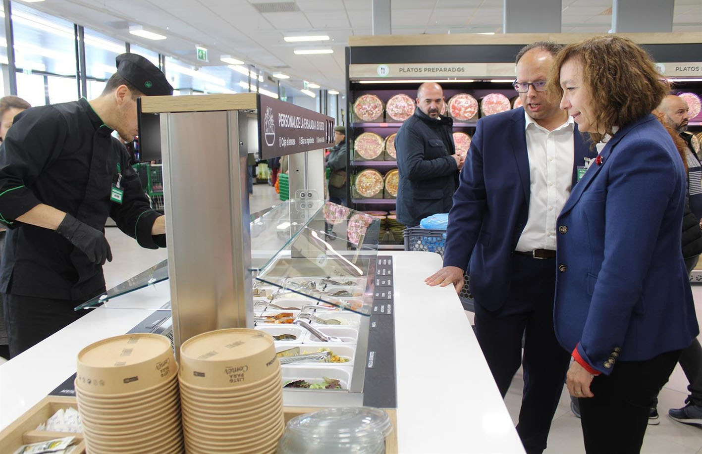 El nuevo Mercadona de Alcázar de San Juan incorpora muchas novedades, entre ellas la nueva sección "Listo para comer".