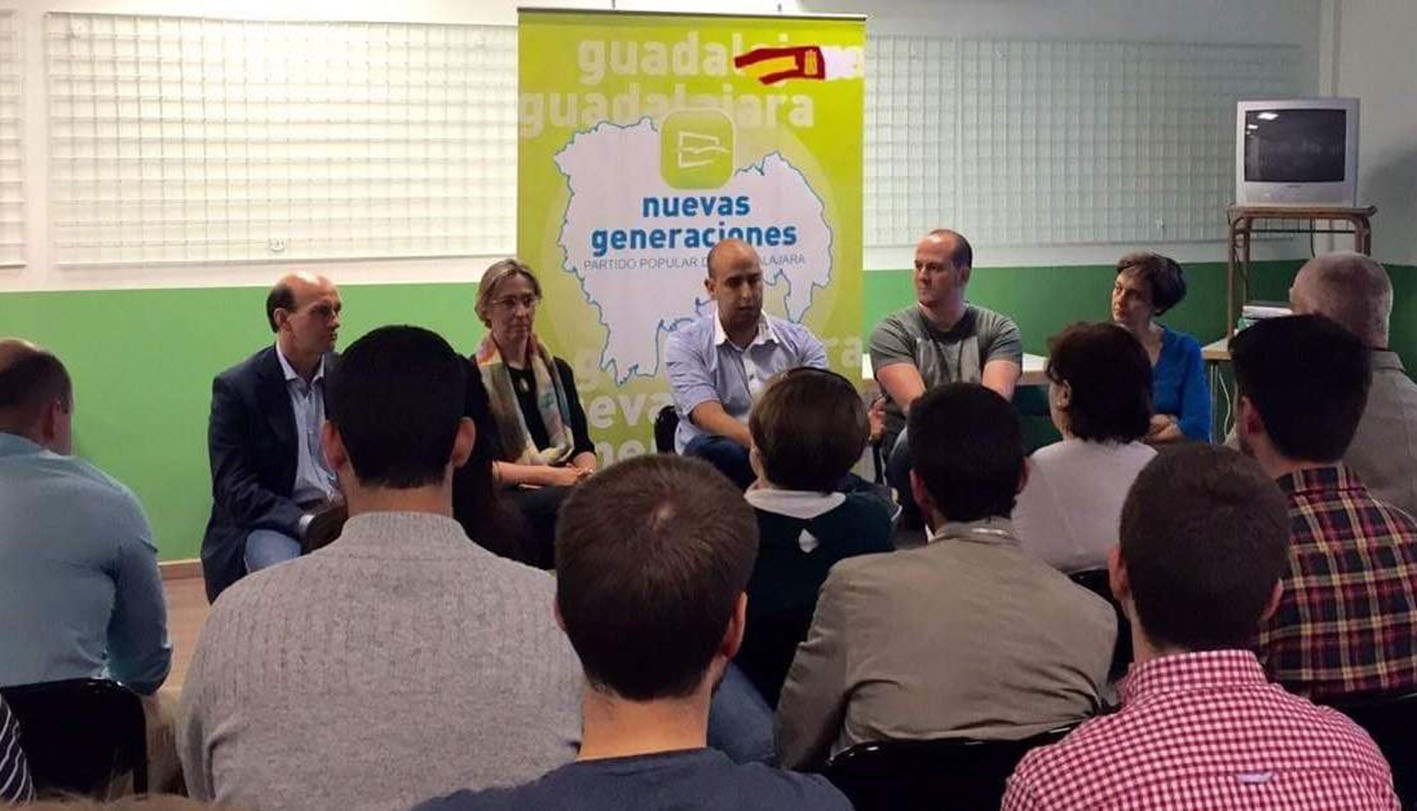 Sergio Sánchez, presidente de NN.GG. Guadalajara, abandona su cargo porque, entiende, el PP no cuenta con los jóvenes.