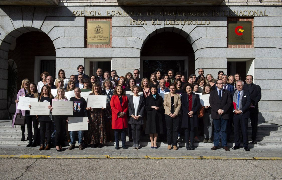 Imagen de la entrega de los Premios Nacional de Educación para el Desarrollo Vicente Ferrer 2019.