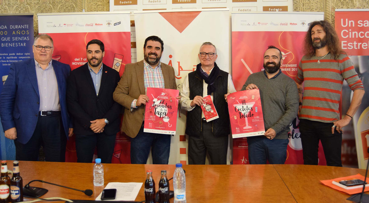 Presentación de las XX Jornadas de la Tapa y de la VI edición De Cócteles por Toledo.